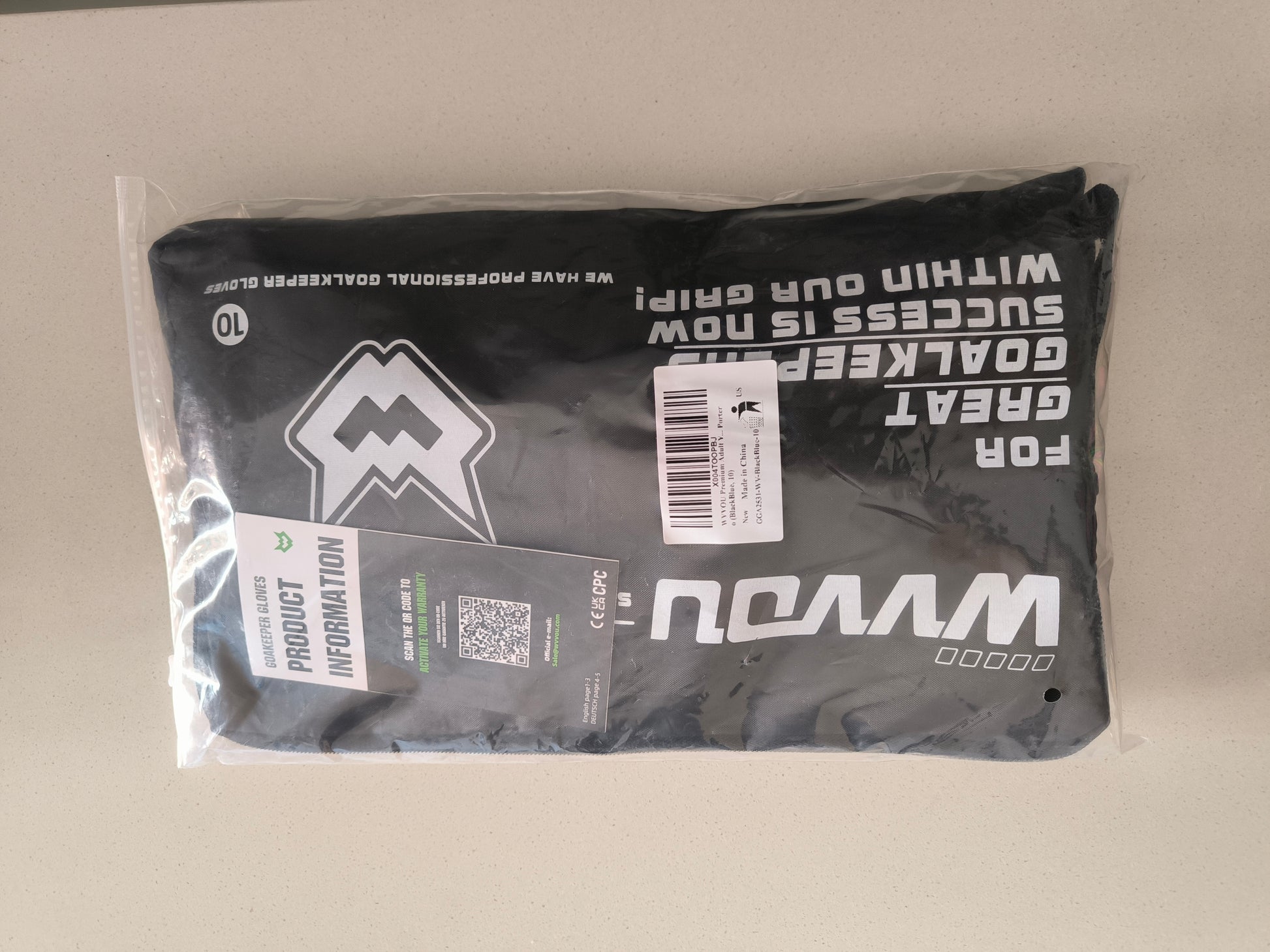 Guantes de arquero WVVOU Nova 1.0 transpirables con Palma de Látex Adhesivo 4+3 mm