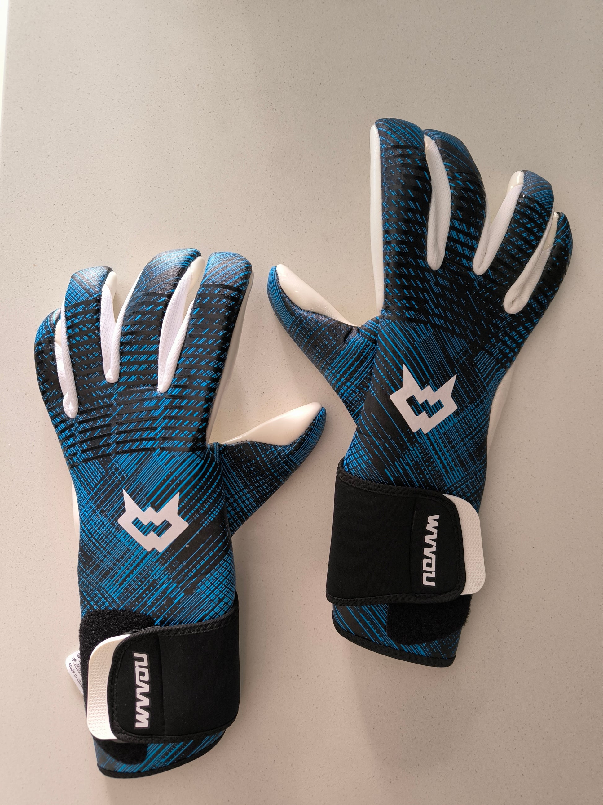 Guantes de arquero WVVOU Nova 1.0 transpirables con Palma de Látex Adhesivo 4+3 mm