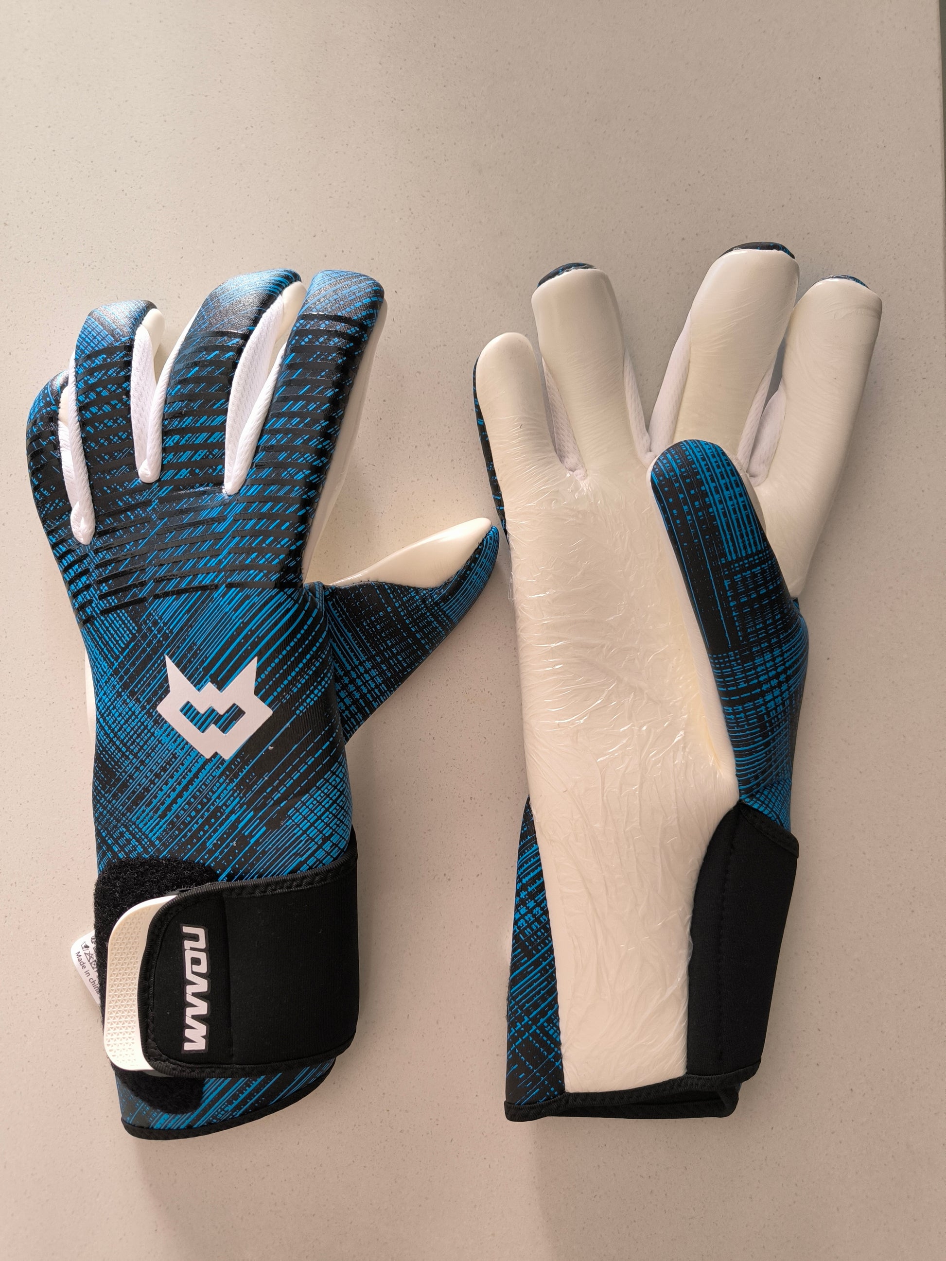 Guantes de arquero WVVOU Nova 1.0 transpirables con Palma de Látex Adhesivo 4+3 mm