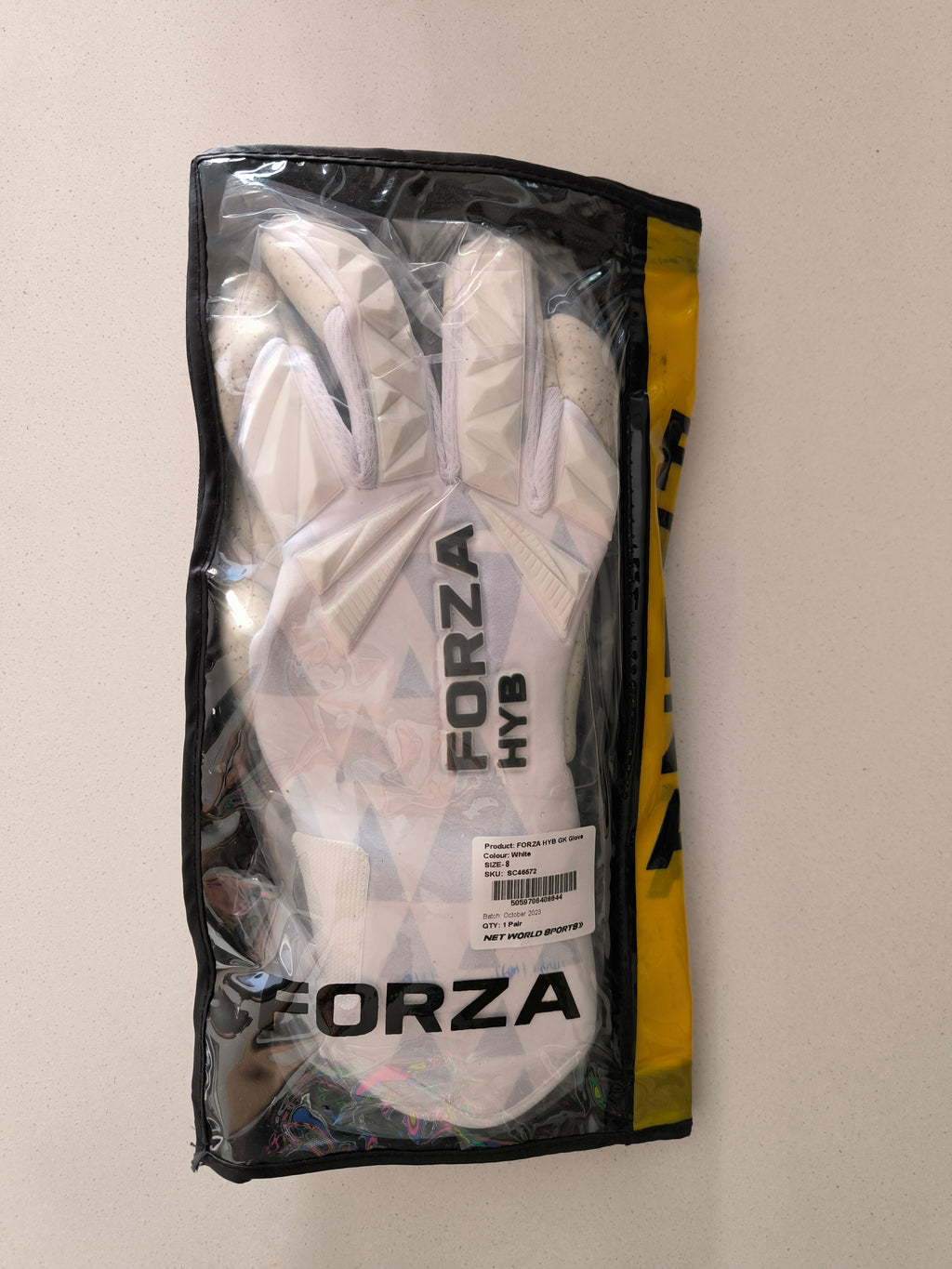Guantes de arquero Forza HYB - Profesional, con envoltura de látex de cuarzo de 0.157 in en el pulgar