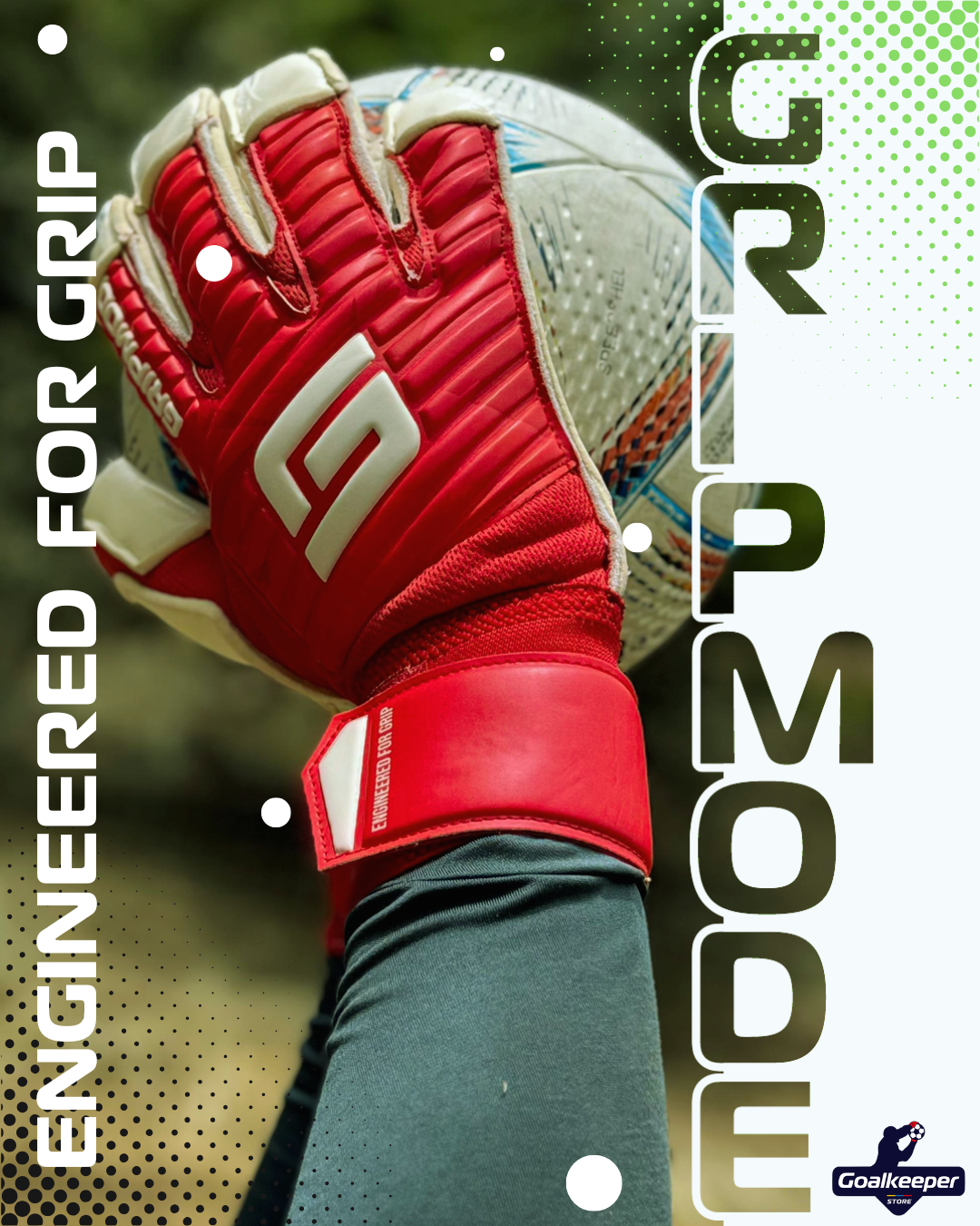 Guante de arquero Gripmode Classic Finger Roll –  con Látex Griptec®