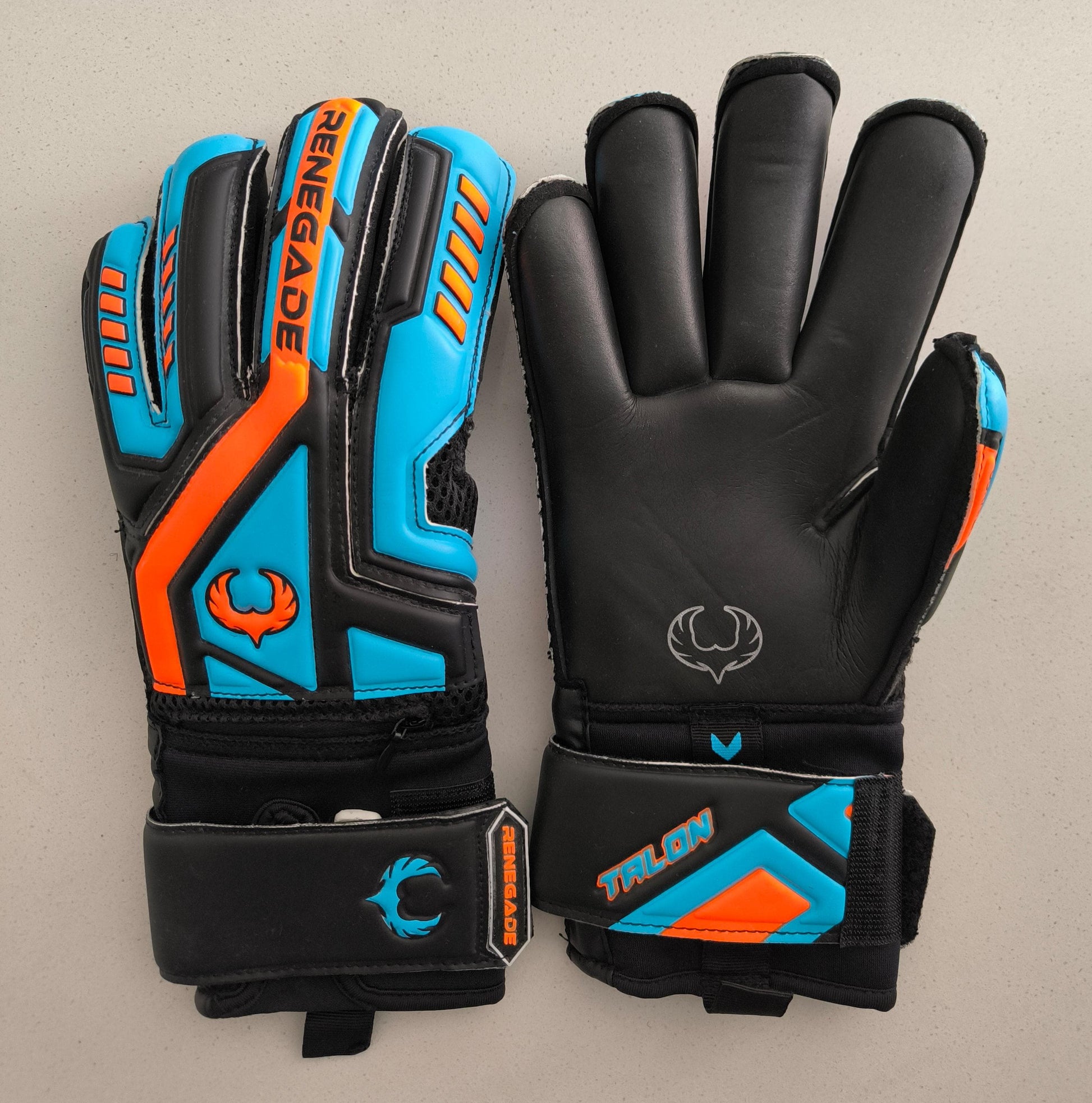 RENEGADE GK Talon – Guantes de Portero con Protector Microbiano, Pro-Tek Fingersave, Hyper Grip