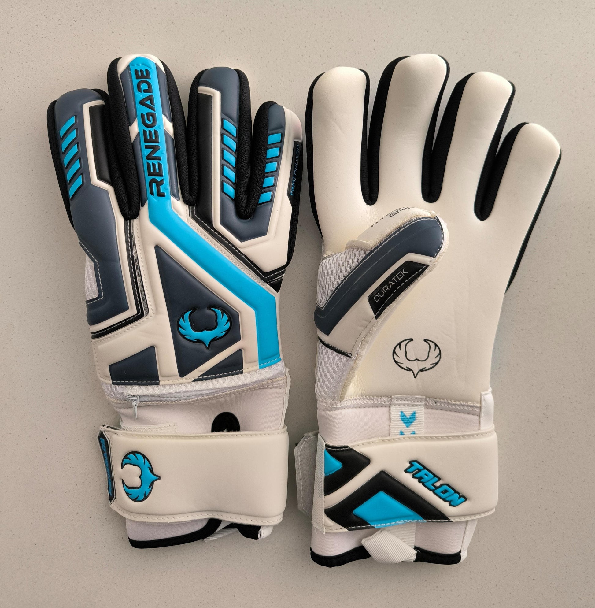 RENEGADE GK Talon – Guantes de Portero con Protector Microbiano, Pro-Tek Fingersave, Hyper Grip