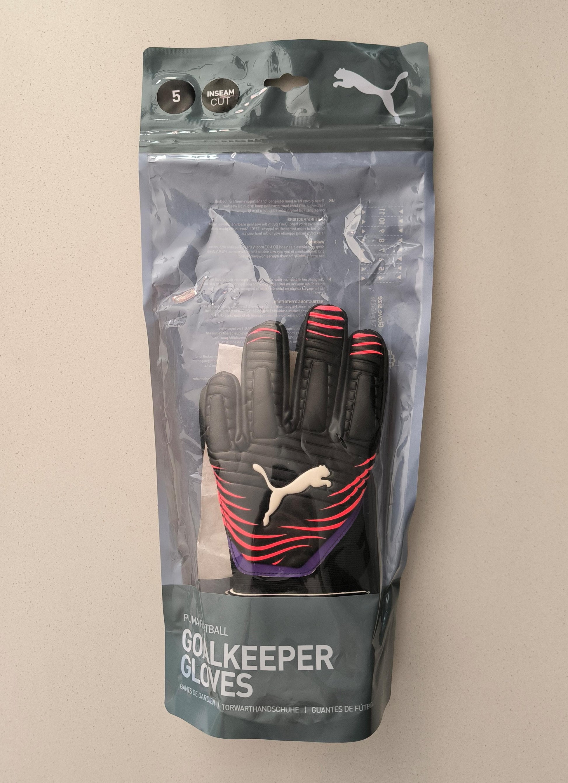 PUMA Guantes de Portero de Corte Negativo Future Match – Agarre Profesional y Ajuste Ceñido para Máximo Control