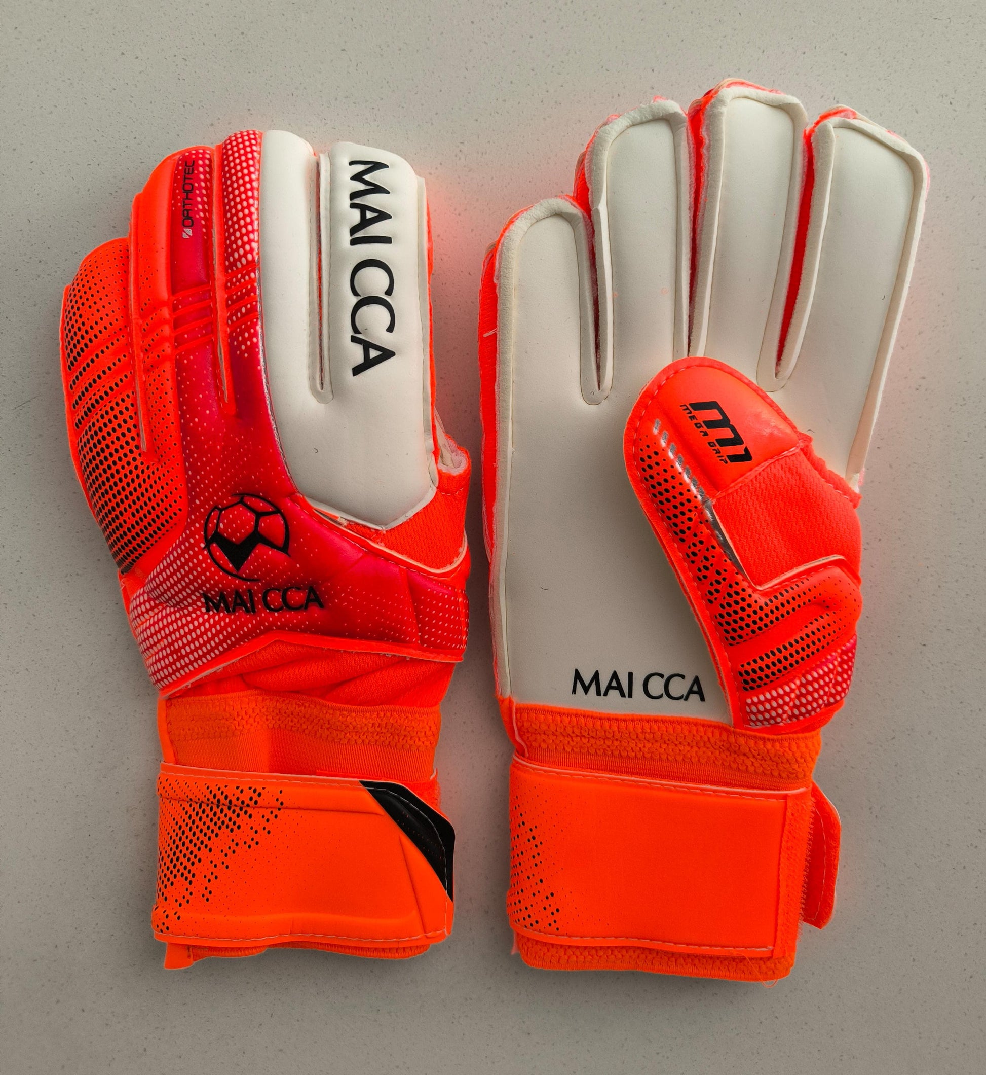 MAI CCA Guantes de Portero para niños, con Protector de Dedos y Bolsa de Transporte Incluida