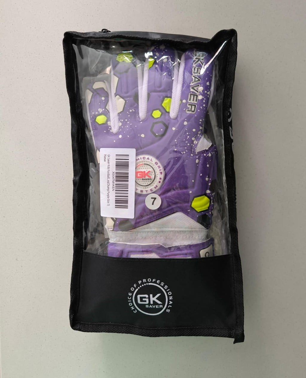 Guantes de Arquero GK Saver Champ B2 Purple Kids Goalie Gloves
