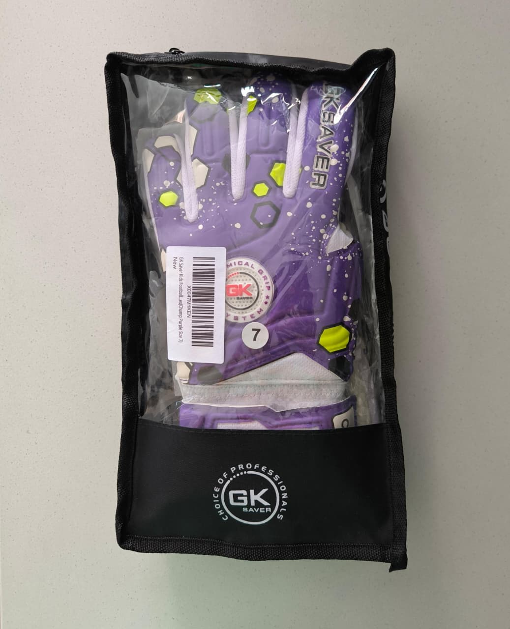 Guantes de Arquero GK Saver Champ B2 Purple Kids Goalie Gloves