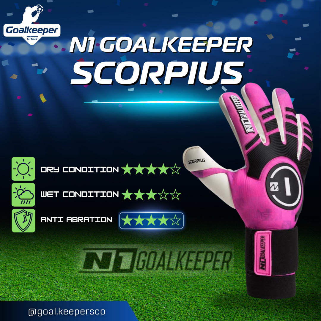 N1 Goalkeeper Scorpius SSG Pro – Guantes de Portero Profesionales